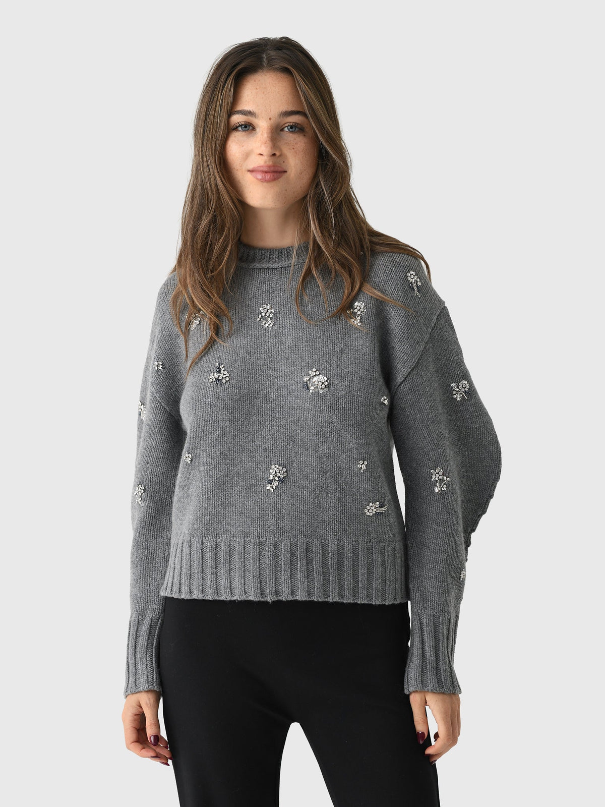 Simkhai Women's Coraline Crewneck Sweater – Charmmory