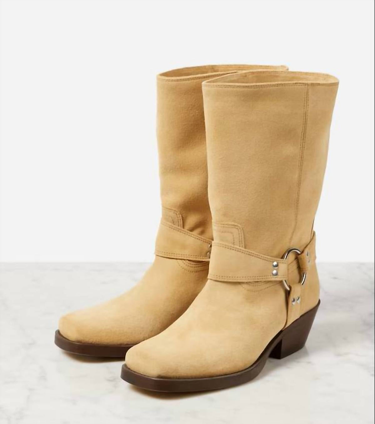 Isabel Marant - Pre-loved Women Antya Suede Biker Boots – Charmmory