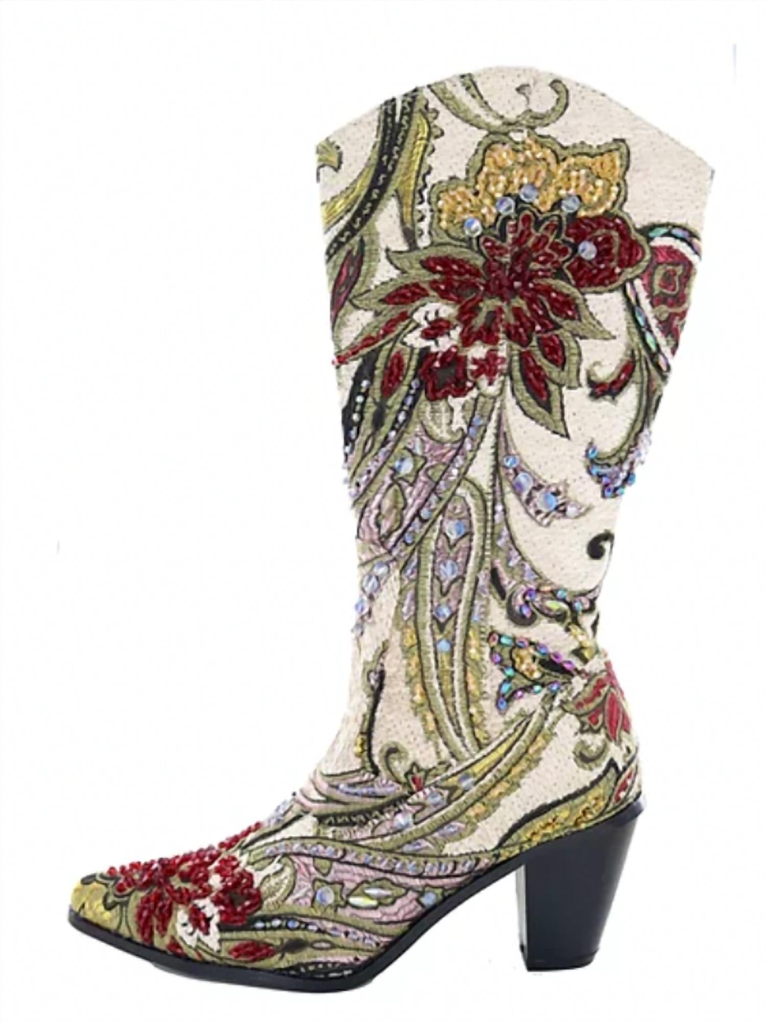 Helen'S Heart - Crystal Embellished Boot