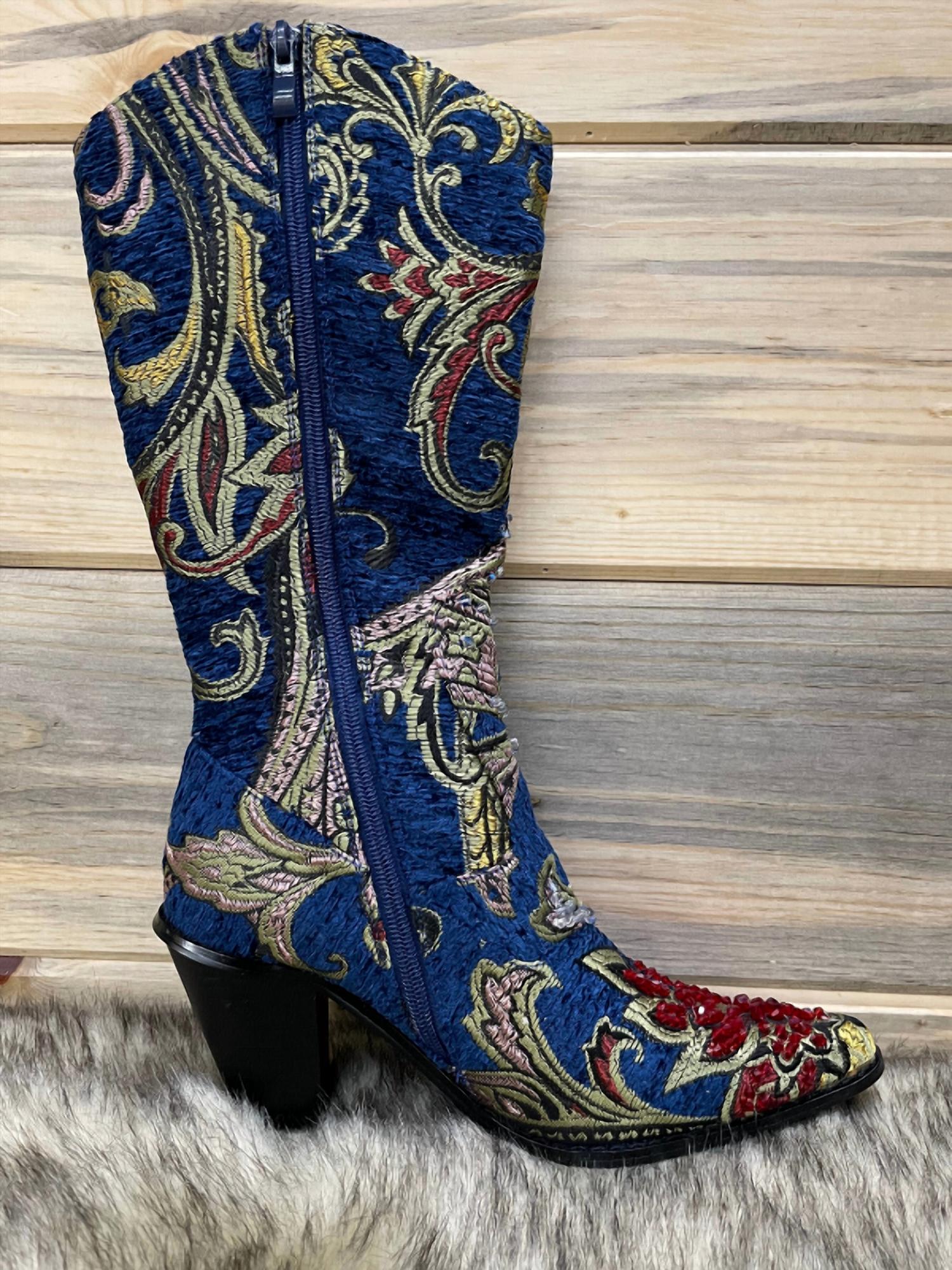 Crystal Embellished Boot