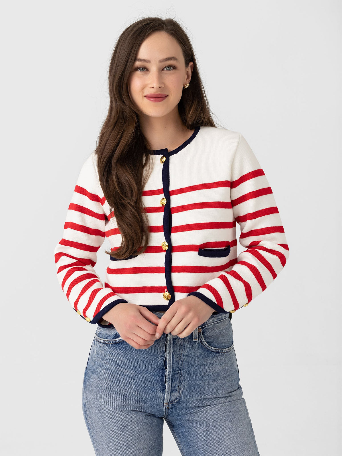 Eche Women's Stripe Cardigan – Charmmory