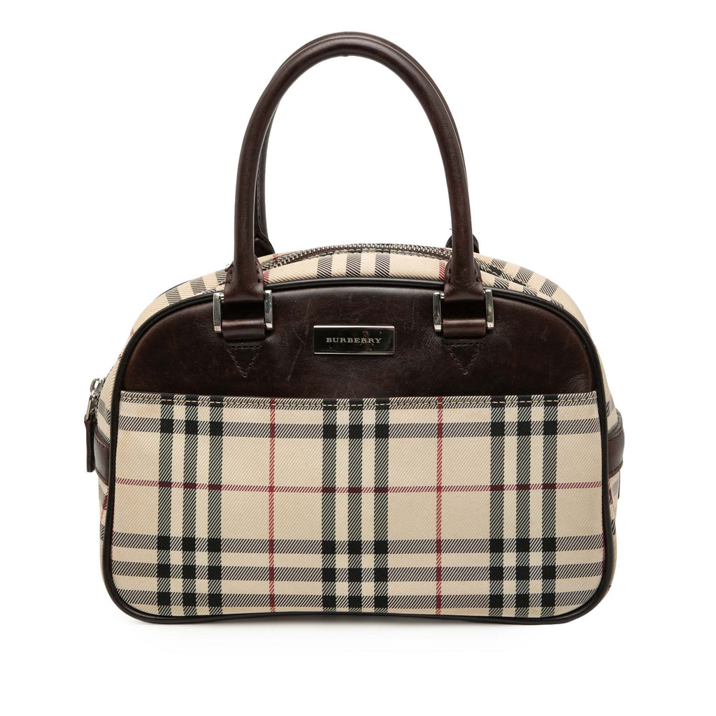 Burberry House Check Canvas Handbag – Charmmory