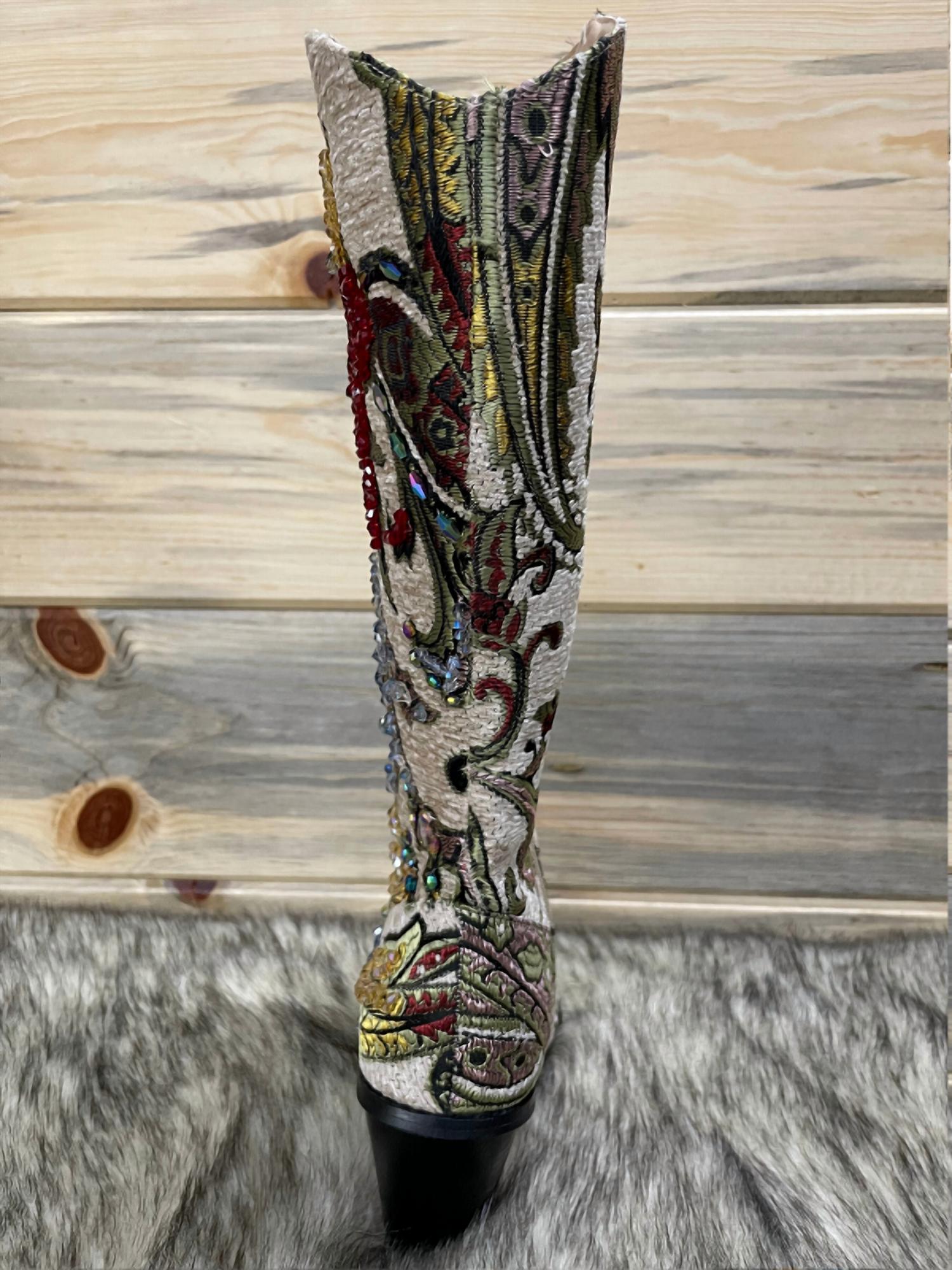 Helen'S Heart - Crystal Embellished Boot